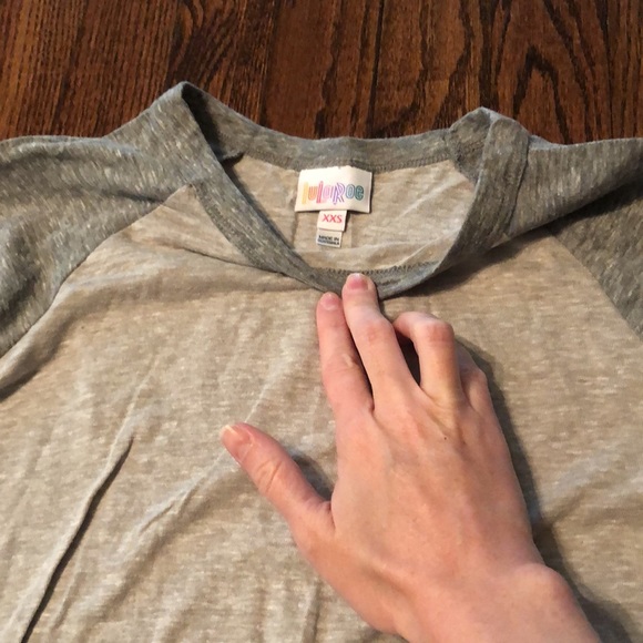 Gray Lularoe Randy XXS - Picture 3 of 7